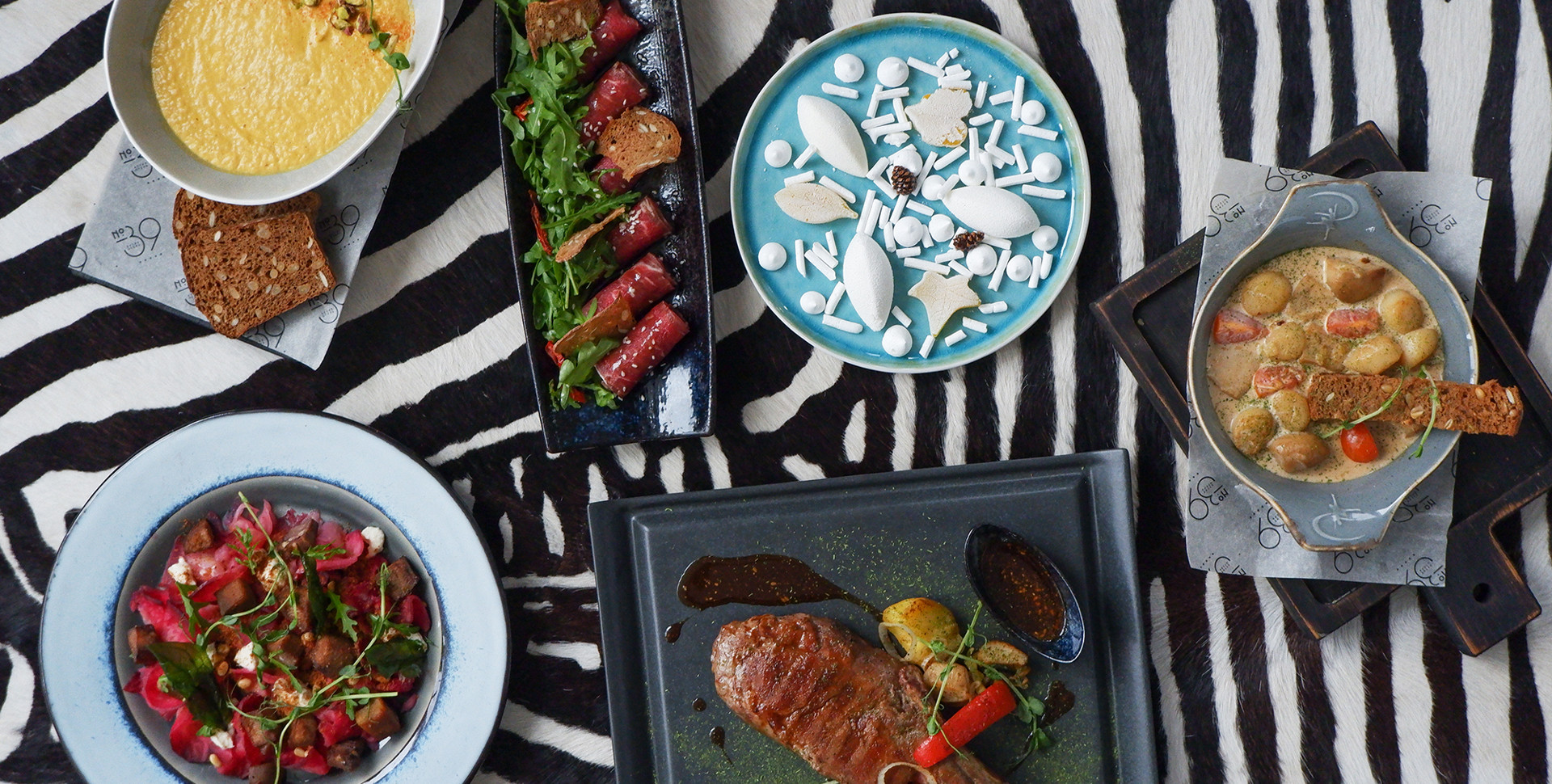 AUTHOR'S CUISINE IN FUSION STYLE